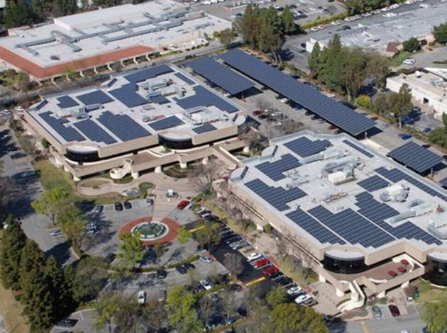 Système solaire commercial CA Santa Clara-2.6MW