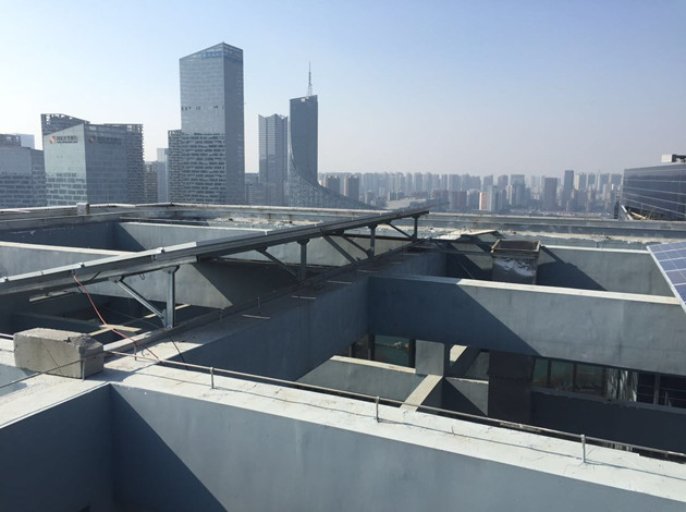 Système solaire de toit lié au réseau 20KW pour bâtiment commercial