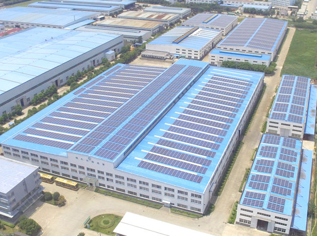 Pompe Jianghai--Système solaire industriel de toit de 3.1MW